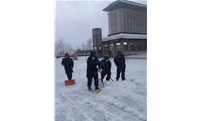 寒潮袭港城，安保战风雪——记录2021年的最后一场雪